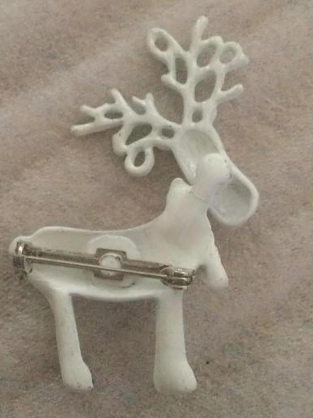 Enamel Christmas Reindeer Pin